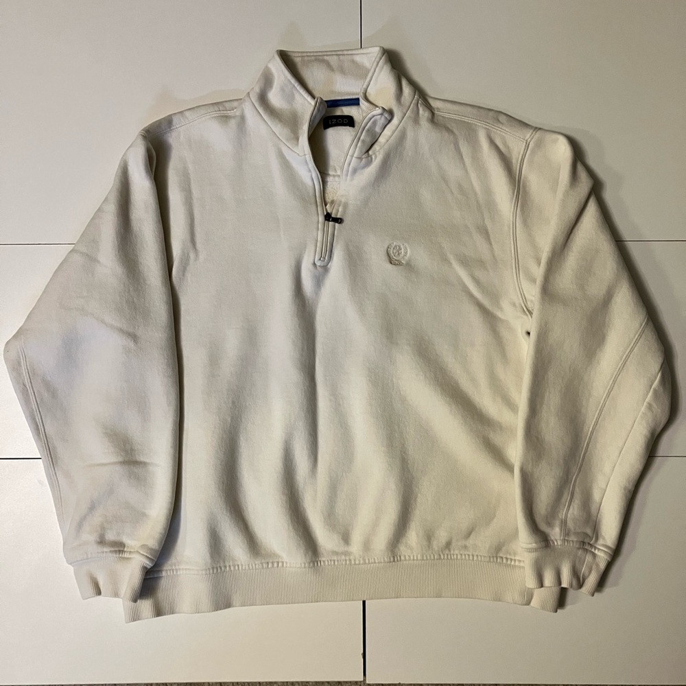 IZOD zip- up sweater